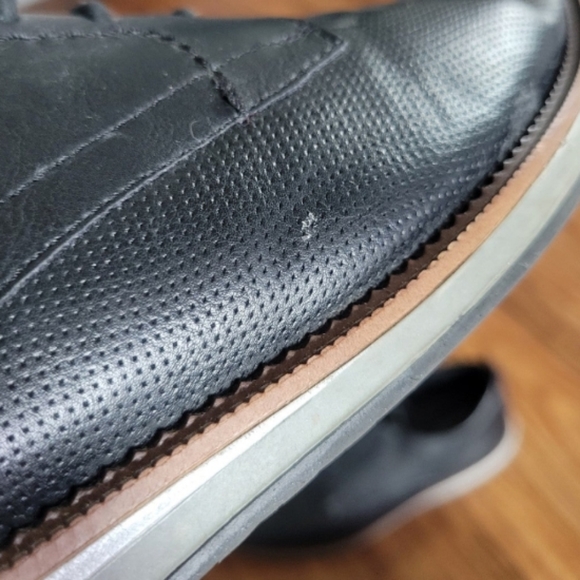 Ferro Aldo Martin Mens Casual Round Toe Formal Uniform Textured Oxford - Picture 5 of 12